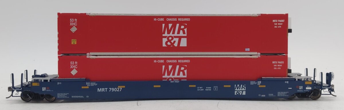 Rapido Trains 401065A HO Scale MRT Gunderson Husky-Stack Car #79027 NIB