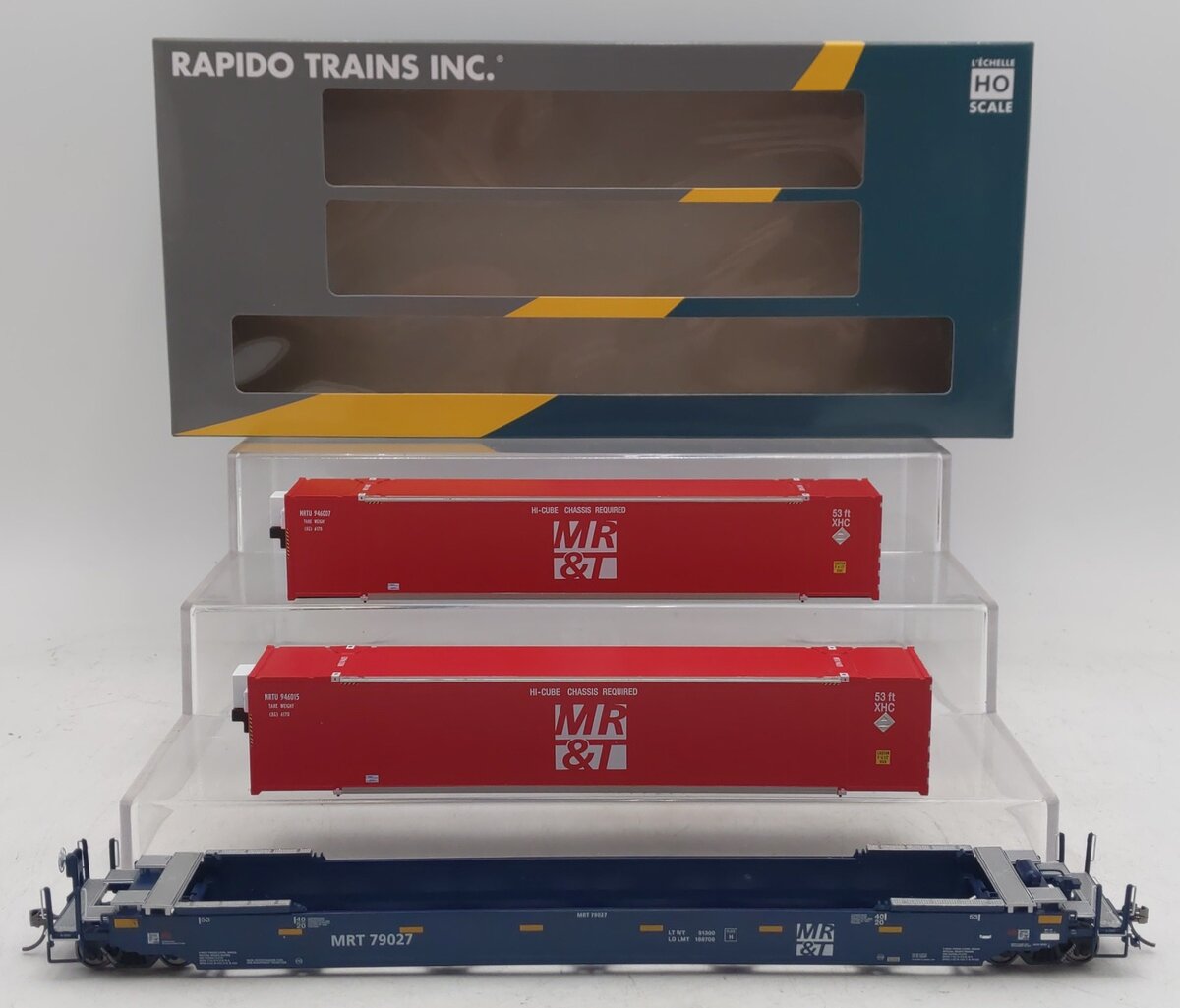 Rapido Trains 401065A HO Scale MRT Gunderson Husky-Stack Car #79027 NIB