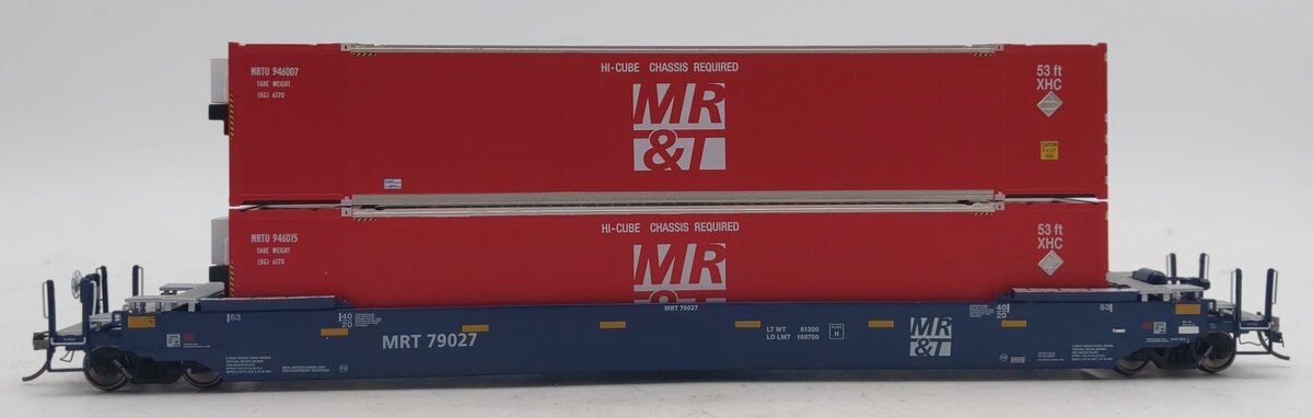Rapido Trains 401065A HO Scale MRT Gunderson Husky-Stack Car #79027 NIB