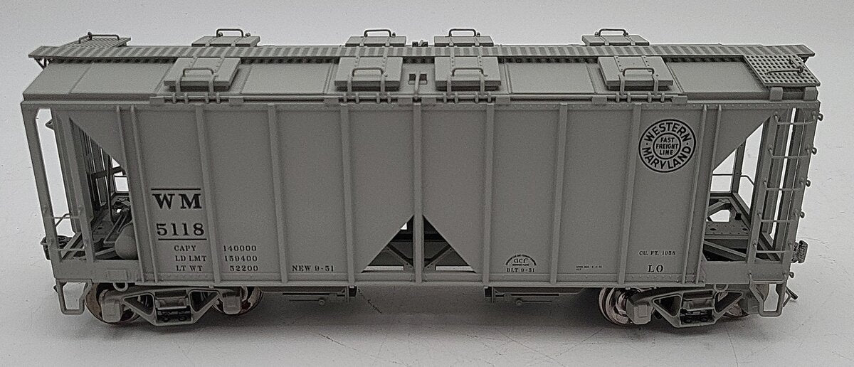 Atlas 9359-5 O Scale Western Maryland Hopper Car #5118 2-Rail LN/Box