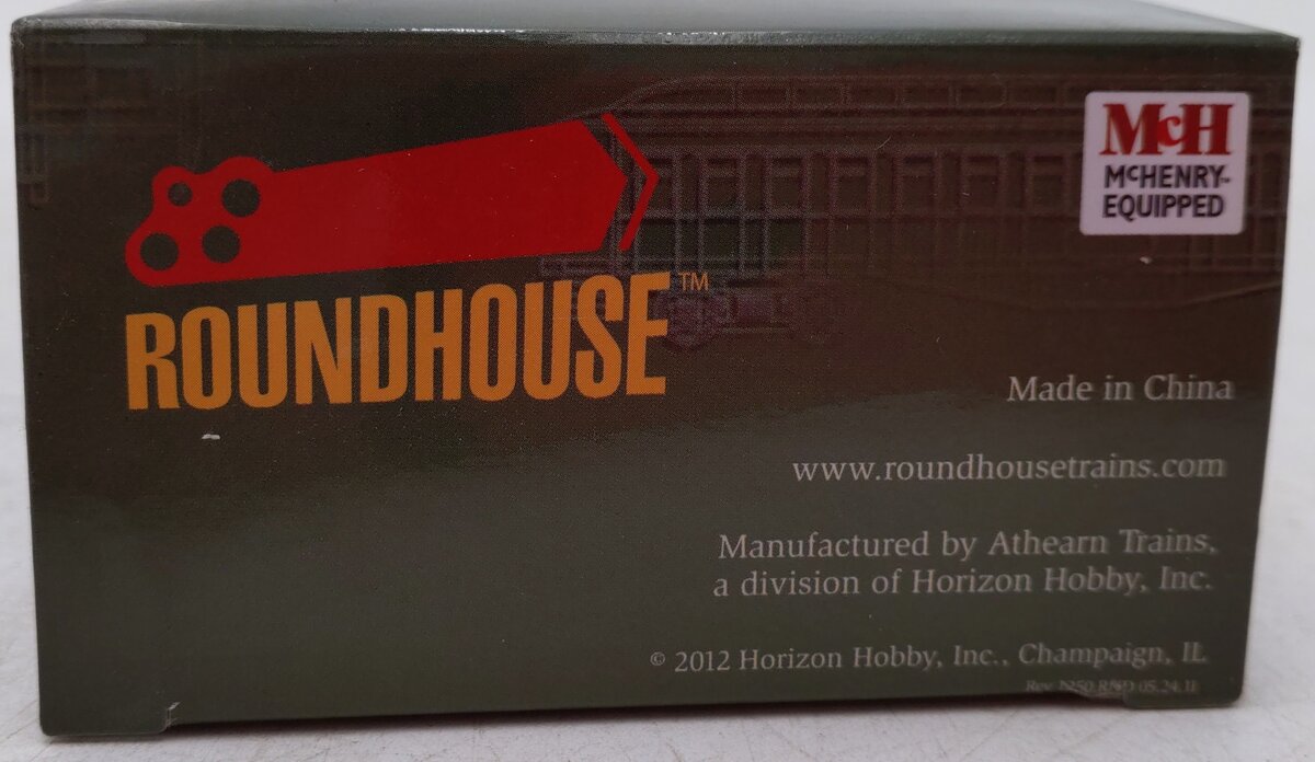 Roundhouse 86593 HO Rio Grande Arch-Roof Coach Passenger Car #1001 LN/Box