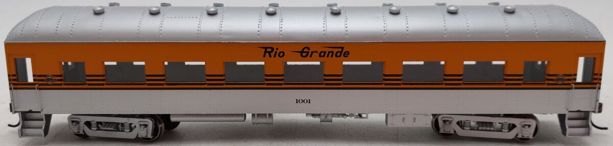 Roundhouse 86593 HO Rio Grande Arch-Roof Coach Passenger Car #1001 LN/Box