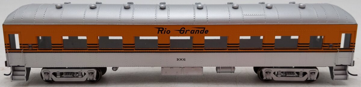 Roundhouse 86593 HO Rio Grande Arch-Roof Coach Passenger Car #1001 LN/Box