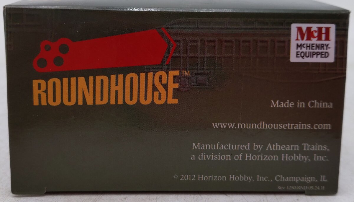 Roundhouse 86613 HO Rio Grande Coach Car #1004 LN/Box