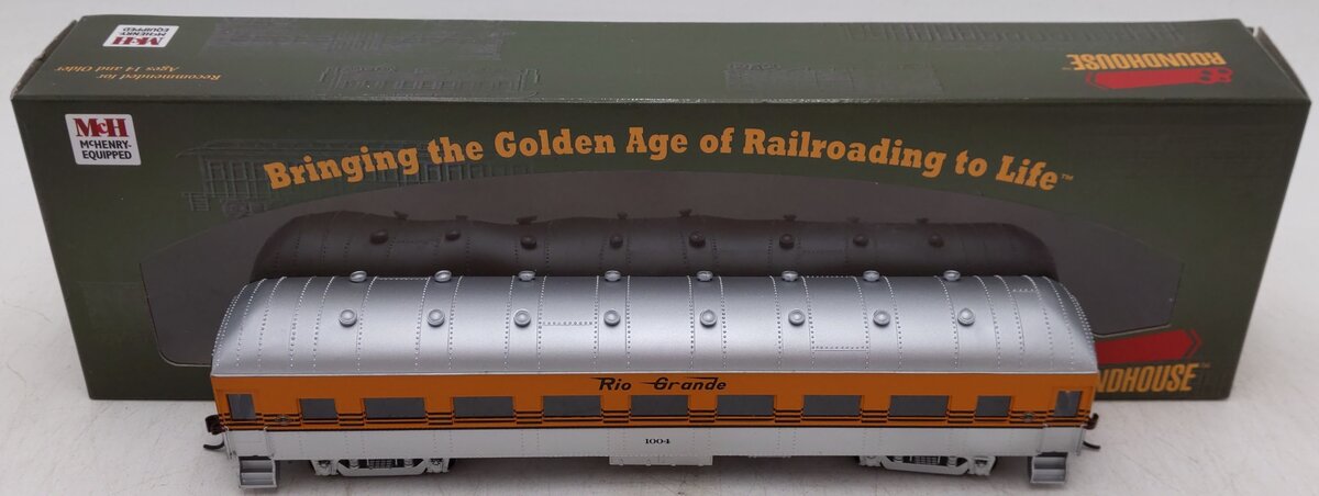 Roundhouse 86613 HO Rio Grande Coach Car #1004 LN/Box