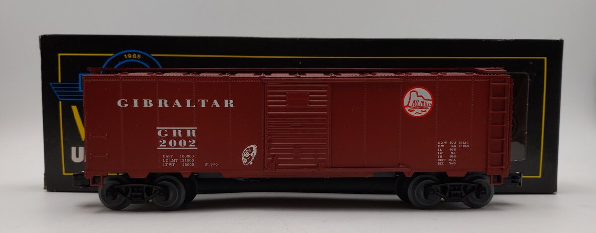 Weaver O Gauge Gibraltar Steel Side Boxcar #2002 LN/Box