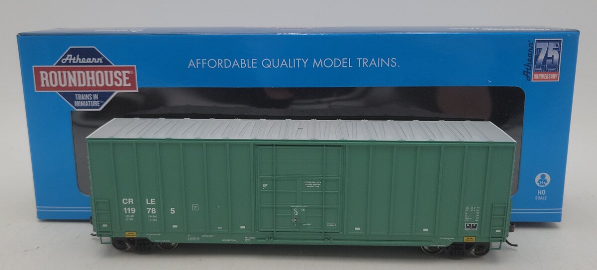 Athearn 1517 HO Scale Coe Rail 50' Hi-Cube Ribbed-Side PD Box Car #119785 EX/Box