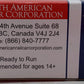 North American Railcar Corp. 11-30001001-09 HO Saskatchewan Hopper Car #397290 LN/Box