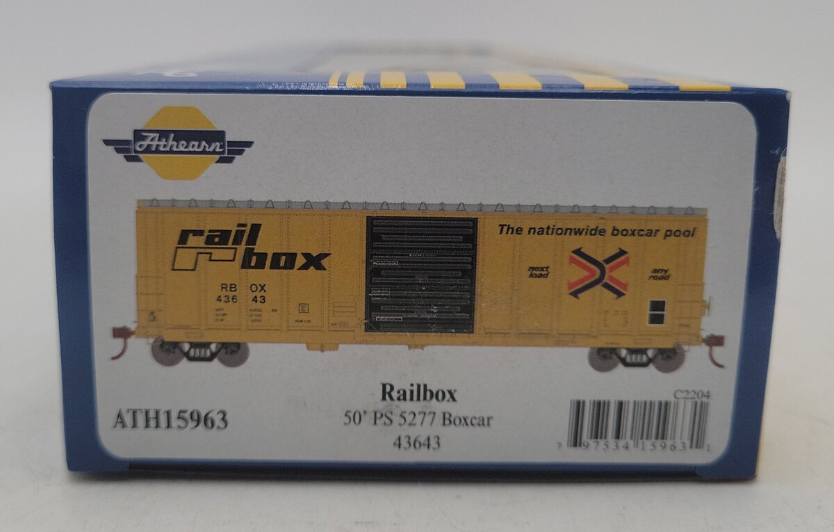 Athearn 15963 HO Railbox 50' PS 5277 Boxcar #43643 LN/Box
