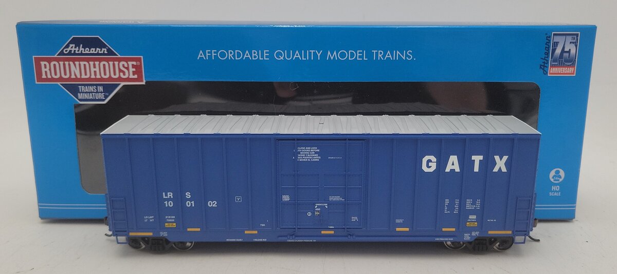 Athearn RND1520 HO Scale GATX '50 Hi-Cube Ribbed-Side PD Boxcar #100102 LN/Box