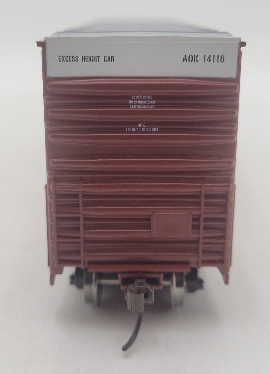 Athearn RND1506 HO Scale Arkansas & Oklahoma Railroad 50' Hi-Cube Boxcar #14118 LN/Box