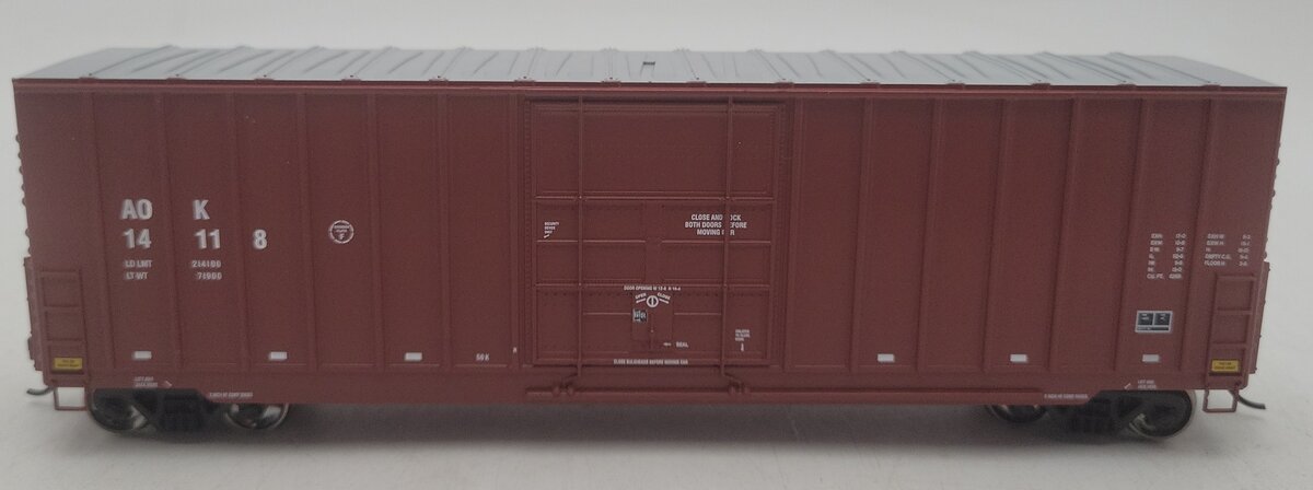 Athearn RND1506 HO Scale Arkansas & Oklahoma Railroad 50' Hi-Cube Boxcar #14118 LN/Box