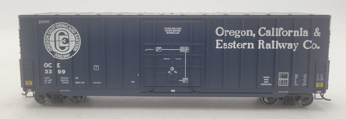 Athearn RND1524 HO Scale OCE 50' Hi-Cube Ribbed-Side PD Boxcar #3399 LN/Box