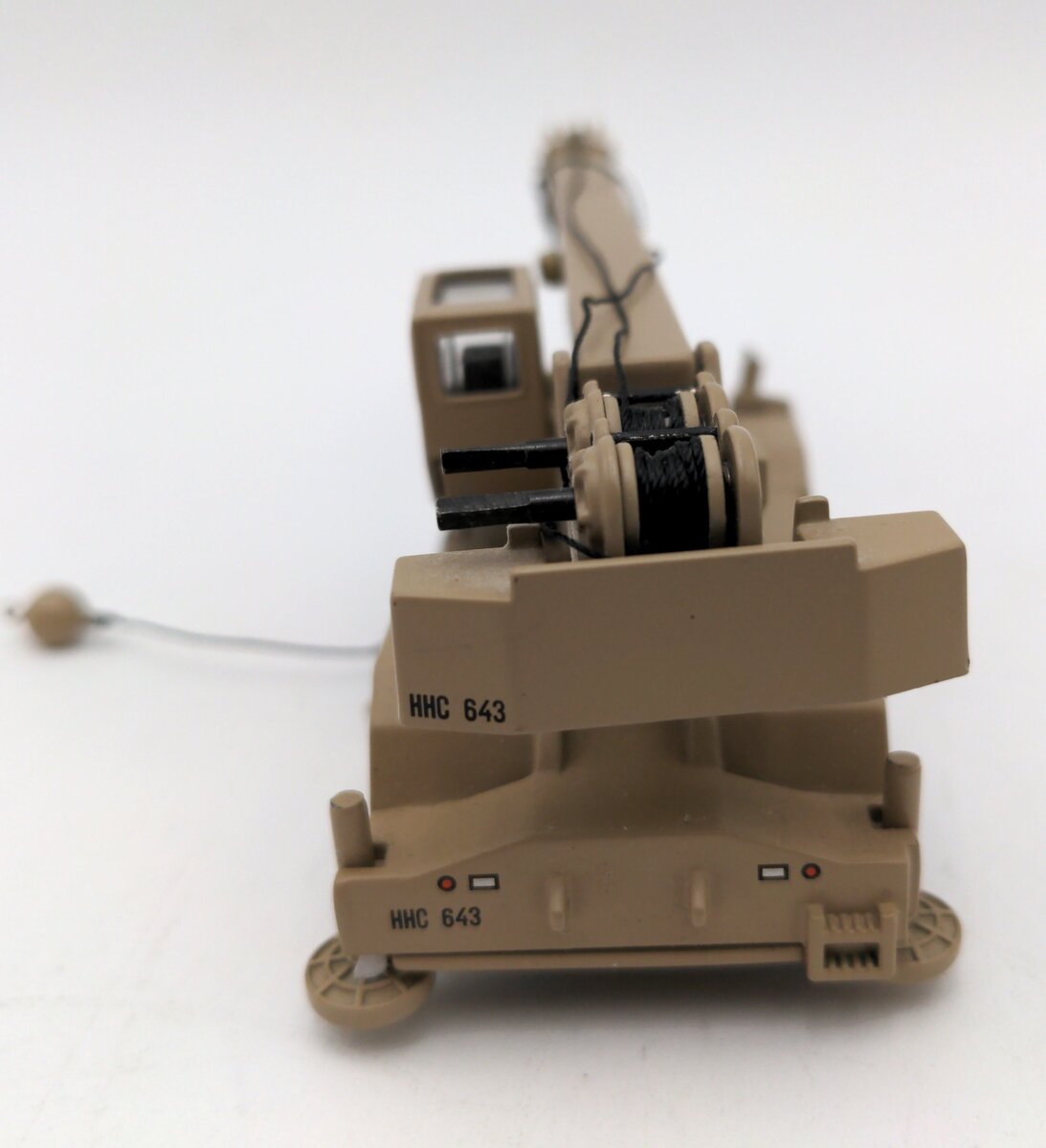 NZG 530/02 1:87 Scale Tan Grove RT 700 E Mobile Crane Diecast EX/Box