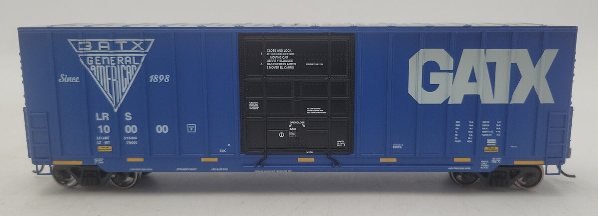 Athearn 1518 HO Scale GATX 50' Hi-Cube Ribbed-Side PD Boxcar #100000 LN/Box