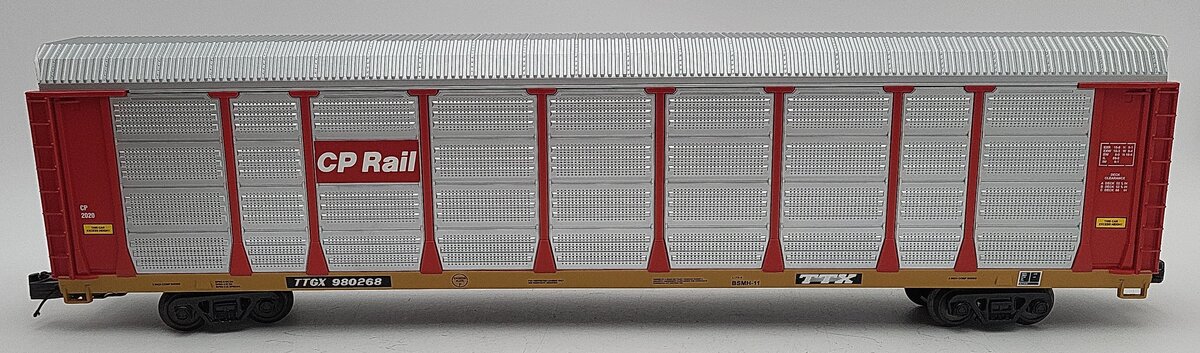 MTH 20-90561C O CP Rail Corrugated Auto Carrier #980268 LN/Box