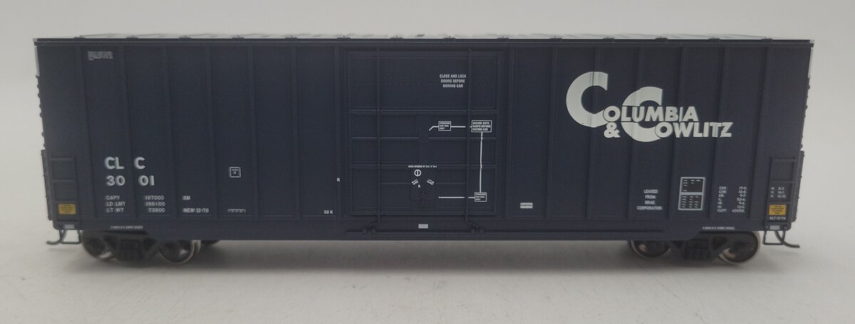Athearn RND1512 HO Columbia & Cowlitz 50' Hi-Cube Ribbed-Side PD Boxcar #3001 LN/Box