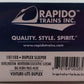 Rapido 101103 HO Scale Burlington Northern "Big Horn Pass" Duplex Sleeper Car EX/Box