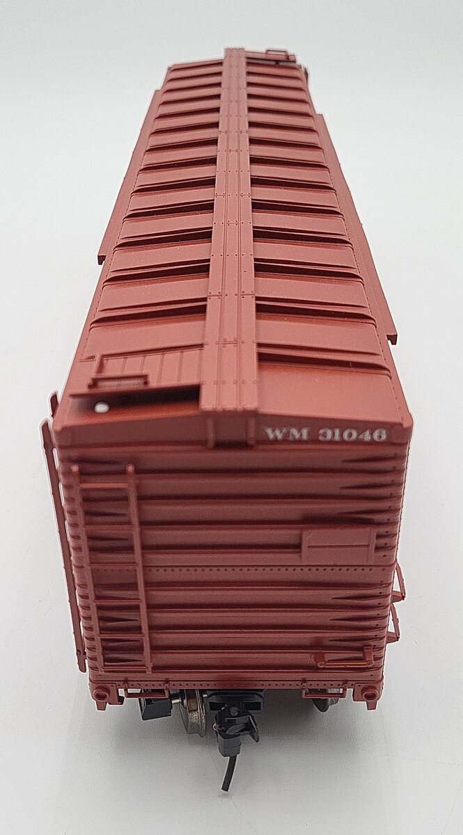 Pecos HR-0121-1 O Gauge Western Maryland Double Door Boxcar #31046 2-Rail LN/Box