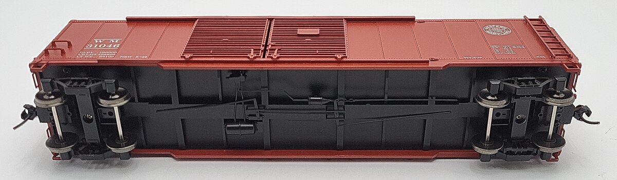Pecos HR-0121-1 O Gauge Western Maryland Double Door Boxcar #31046 2-Rail LN/Box