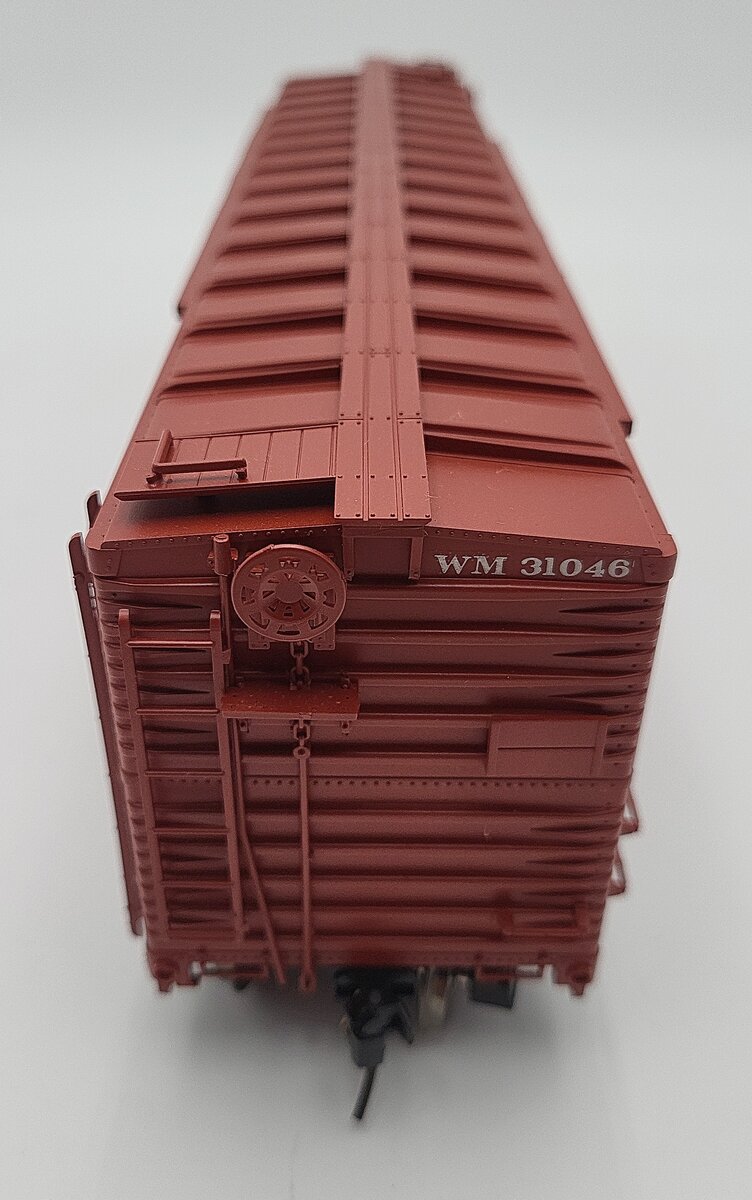 Pecos HR-0121-1 O Gauge Western Maryland Double Door Boxcar #31046 2-Rail LN/Box
