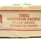 Micro-Trains 07000052 N Northern Pacific 51' 3-3/4" Mechanical Reefer (Set of 2) MT/Box