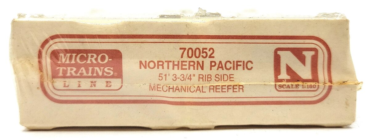 Micro-Trains 07000052 N Northern Pacific 51' 3-3/4" Mechanical Reefer (Set of 2) MT/Box