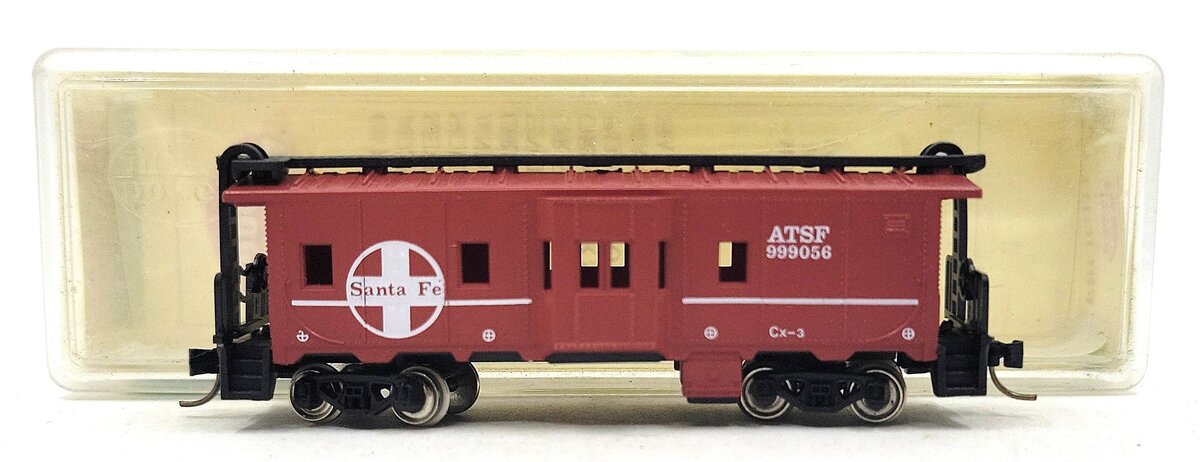 Model Power 3126 N Scale Atchison Topeka Santa Fe Bay Window Caboose #999056 LN/Box