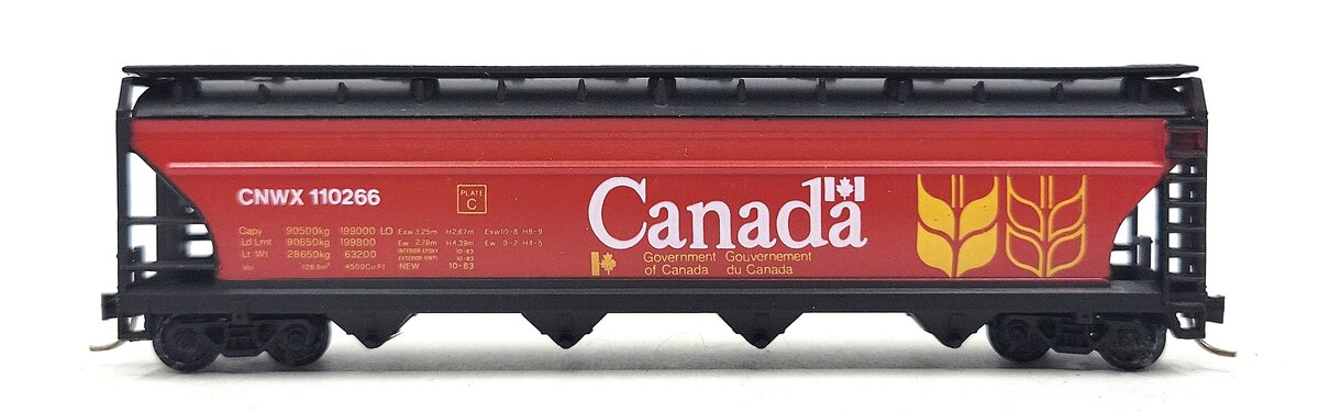 Model Power 3488 N Canada 55' ACF Grain Hopper #110266 EX/Box