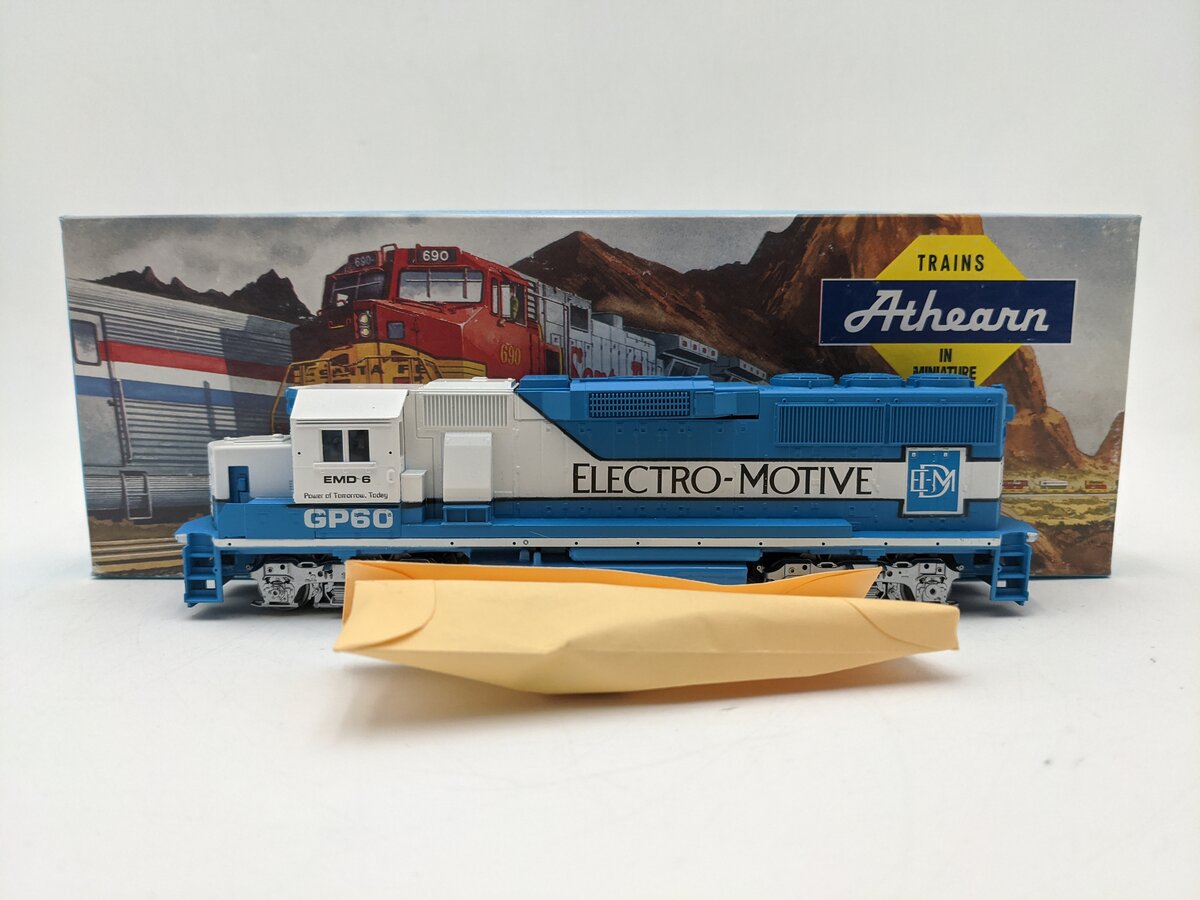 Athearn 4765 HO EMD Demo GP60 Powered Diesel Locomotive #6 EX/Box