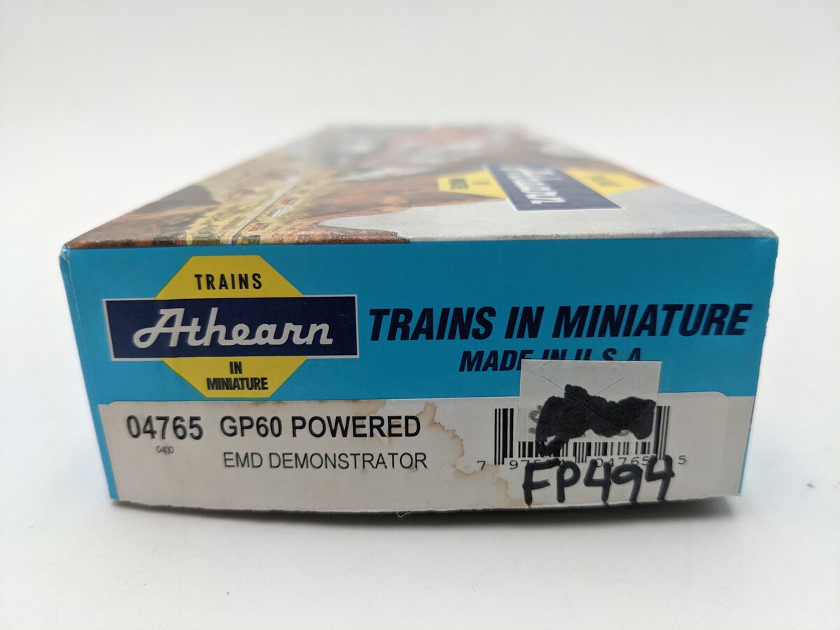 Athearn 4765 HO EMD Demo GP60 Powered Diesel Locomotive #6 EX/Box
