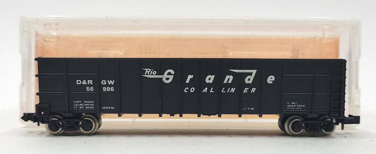 Roundhouse 8103 N Denver & Rio Grande Western Thrall Coal Gondola #56996 EX/Box