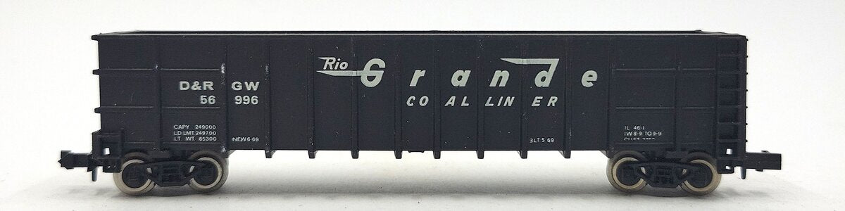 Roundhouse 8103 N Denver & Rio Grande Western Thrall Coal Gondola #56996 EX/Box