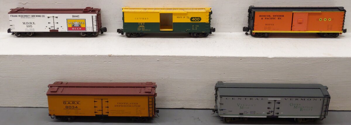 MTH/S-Helper S Scale Custom Freight Cars #542,8034,321672,105 [5] VG