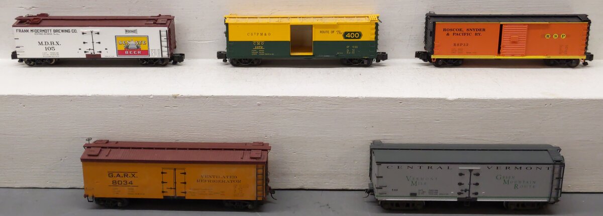 MTH/S-Helper S Scale Custom Freight Cars #542,8034,321672,105 [5] VG