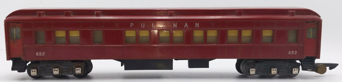 American Flyer 652 Vintage S Gauge Red Heavyweight Pullman Car VG