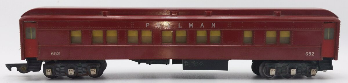 American Flyer 652 Vintage S Gauge Red Heavyweight Pullman Car VG