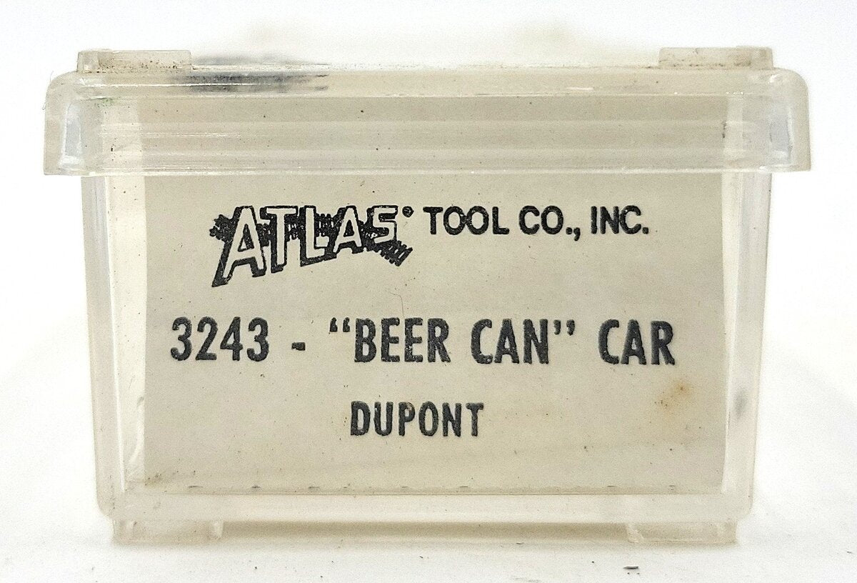 Atlas 3243 N Scale Dupont "Beercan" Tank Car #62673 EX/Box
