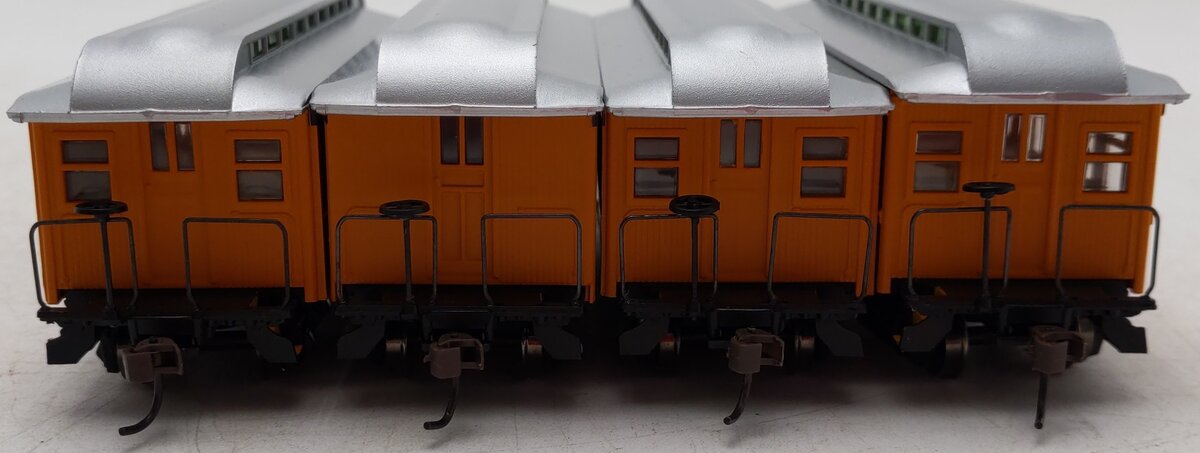 Roundhouse 84303 HO Rio Grande Overton Set: Baggage, Combine, Coach, & Business EX/Box