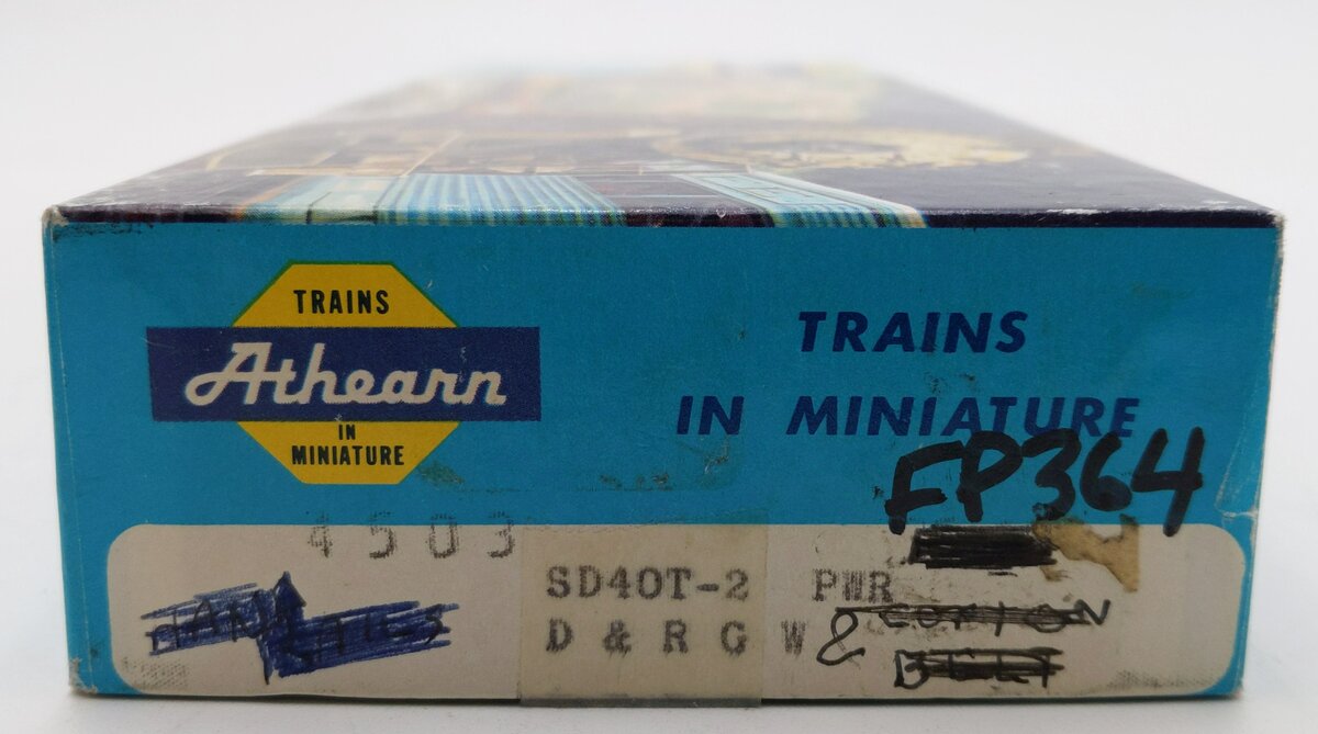 Athearn 4503 HO Scale Denver & Rio Grande SD40T-2 Diesel Locomotive #5378 VG/Box