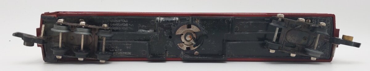 American Flyer 653 Vintage S Red Heavyweight Combination Car VG