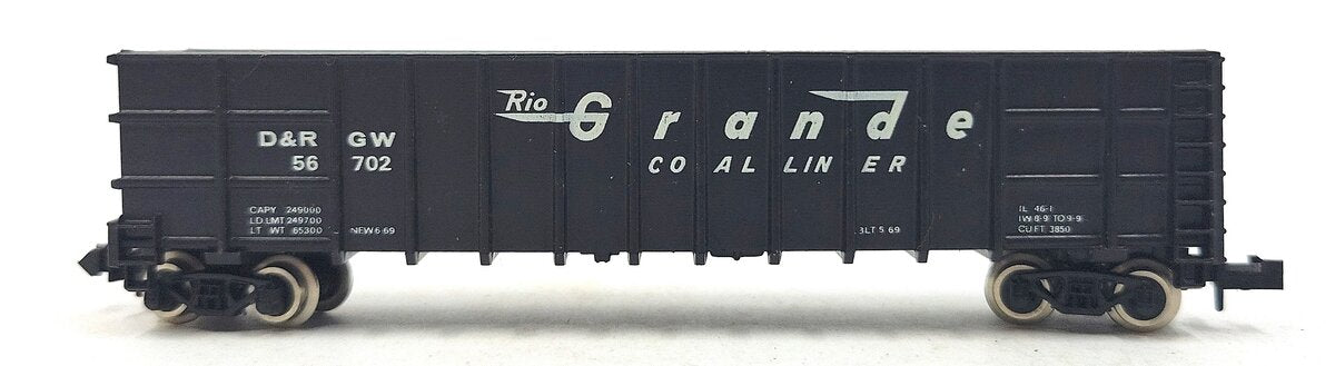 Roundhouse 8103 N Denver & Rio Grande Western Thrall Coal Gondola #56702 LN/Box