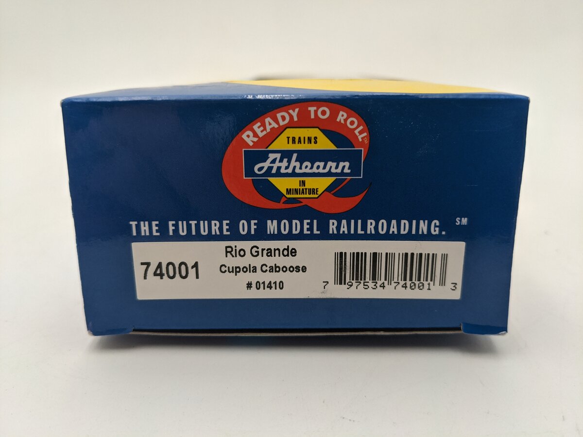Athearn 74001 HO Scale D&RGW Cupola Caboose #01410 LN/Box
