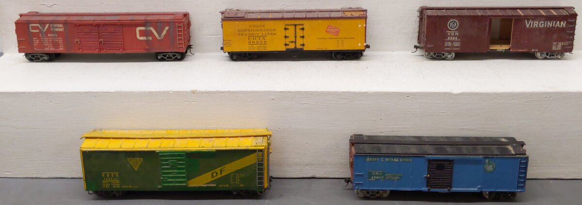 Custom S Scale Freight Cars #21085,88239,5524,100002,49067 [5]
