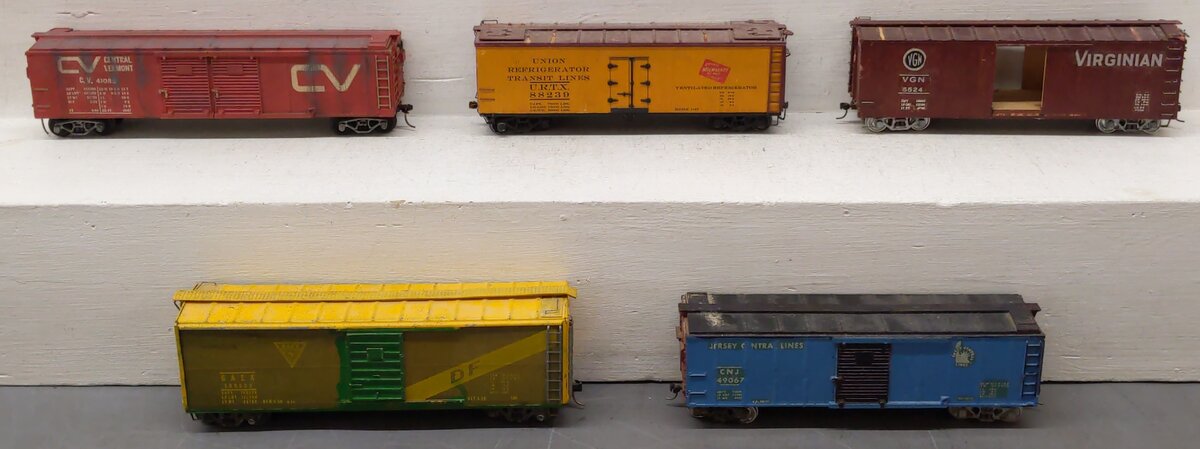 Custom S Scale Freight Cars #21085,88239,5524,100002,49067 [5]