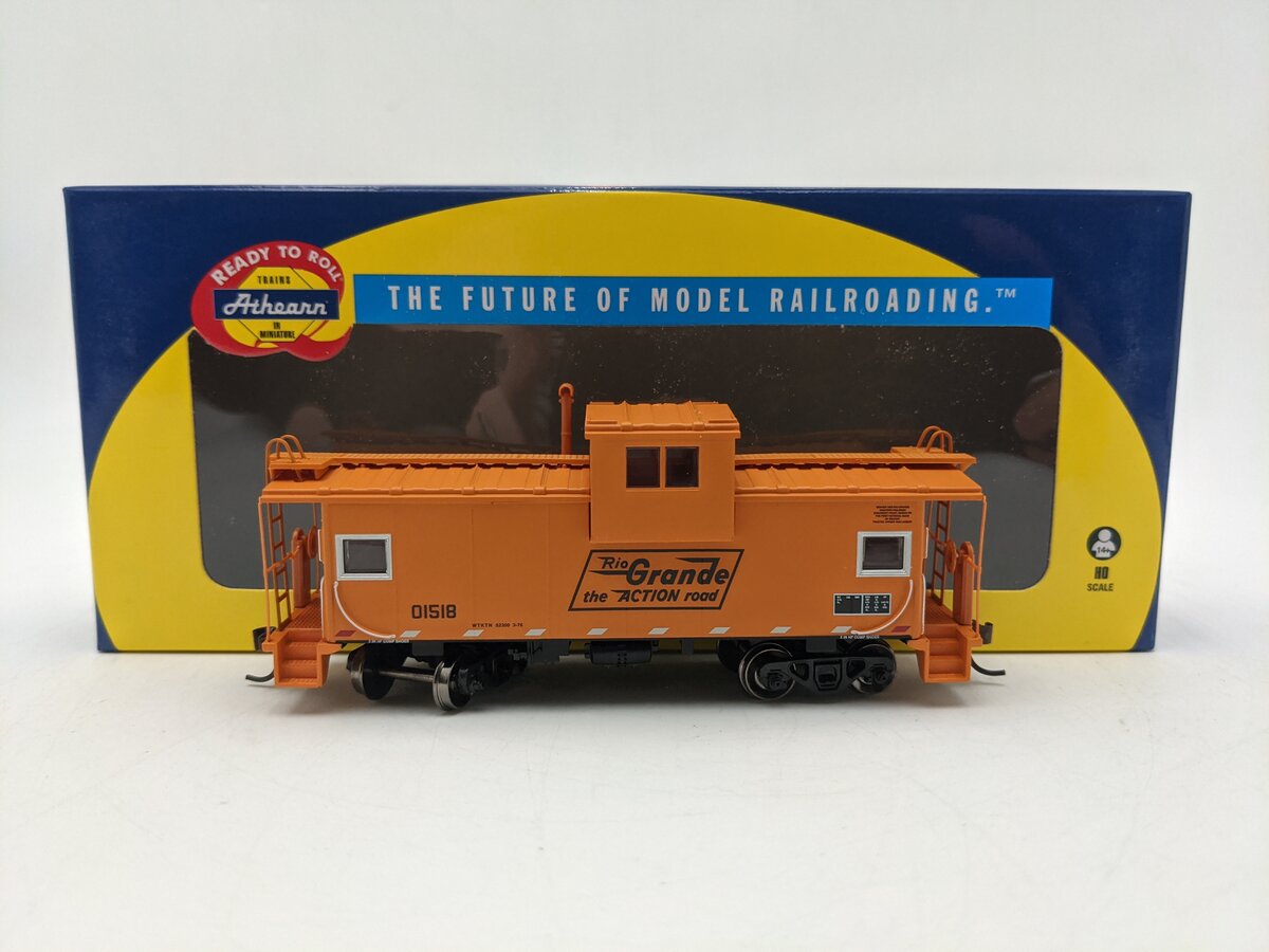 Athearn 74135 HO Denver & Rio Grande Western RTR Wide Vision Caboose #01518 LN/Box