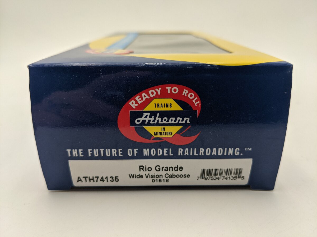 Athearn 74135 HO Denver & Rio Grande Western RTR Wide Vision Caboose #01518 LN/Box