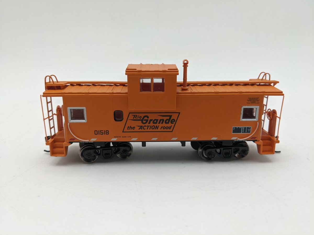 Athearn 74135 HO Denver & Rio Grande Western RTR Wide Vision Caboose #01518 LN/Box
