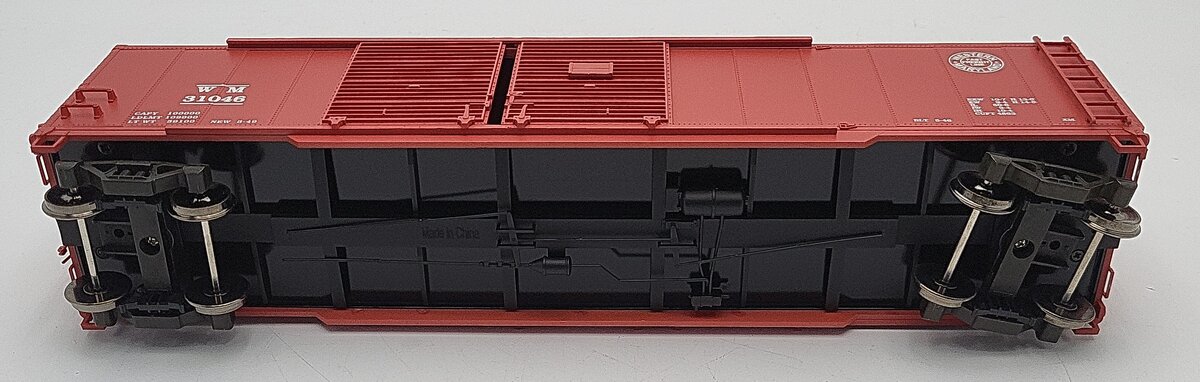 Pecos HR-0121-1 O Scale Western Maryland Double Door Boxcar #31046 (2-Rail) EX/Box