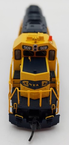 InterMountain 69340S-01 N Santa Fe SD40-2 Diesel Locomotive #5109 w DCC/Sound EX/Box